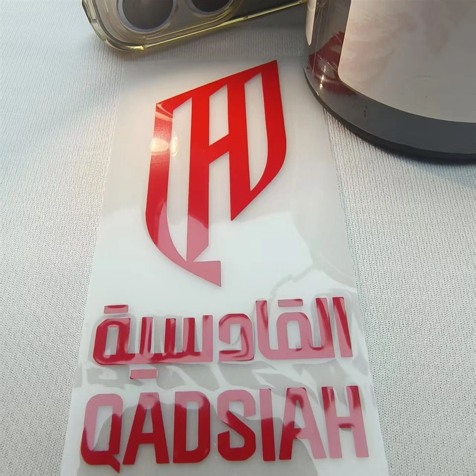 Thin Flat Silicone Heat Transfer Labels For Clothing high quality